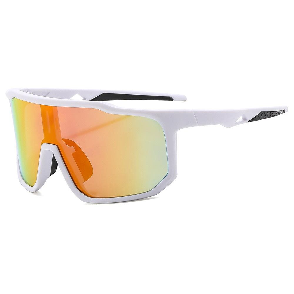 Men's Women's Outdoor Sports European American Cycling Sunglasses Large Frame Bicycle Cross-border New UV Resistant Glasses