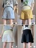 2026 Summer Maternity Wide-Leg Shorts - Lightweight Casual Wear for Petite Women