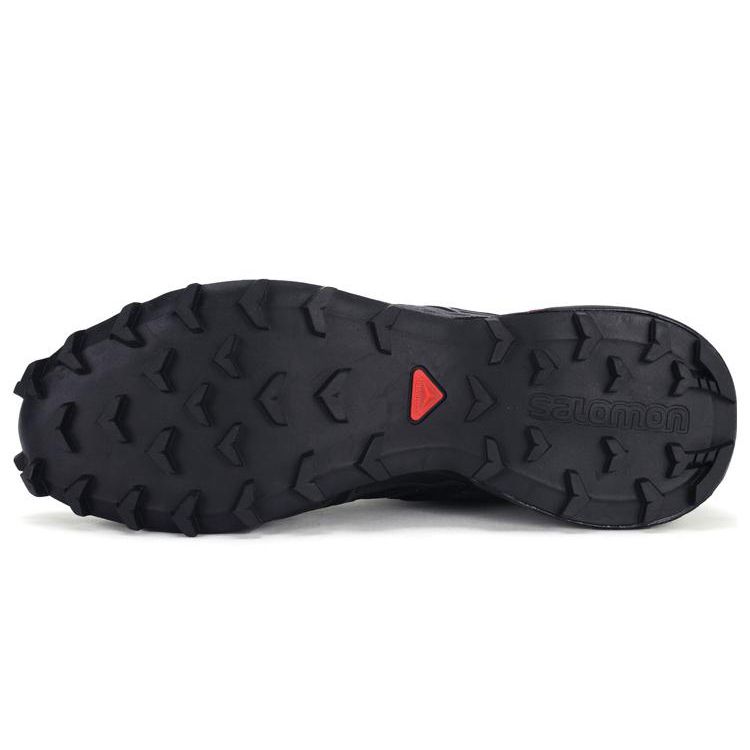 Salomon  Speed Cross 4 Black Women Sneakers Black-Metallic 383097