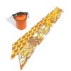 HERMES Horse pattern Twilly Twilly Twilly Scarf silk Orange