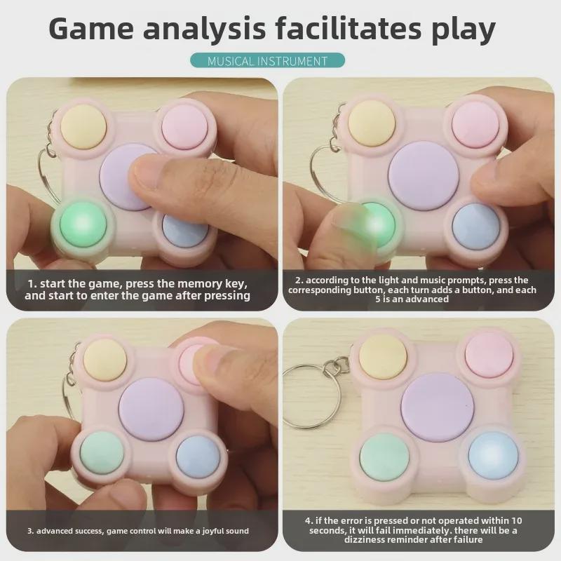 International Kids' Educational Interactive Memory Game Console with Creative Accessories