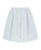 INTERSECTION Wide One-Pleat Bermuda Shorts [Oatmeal]