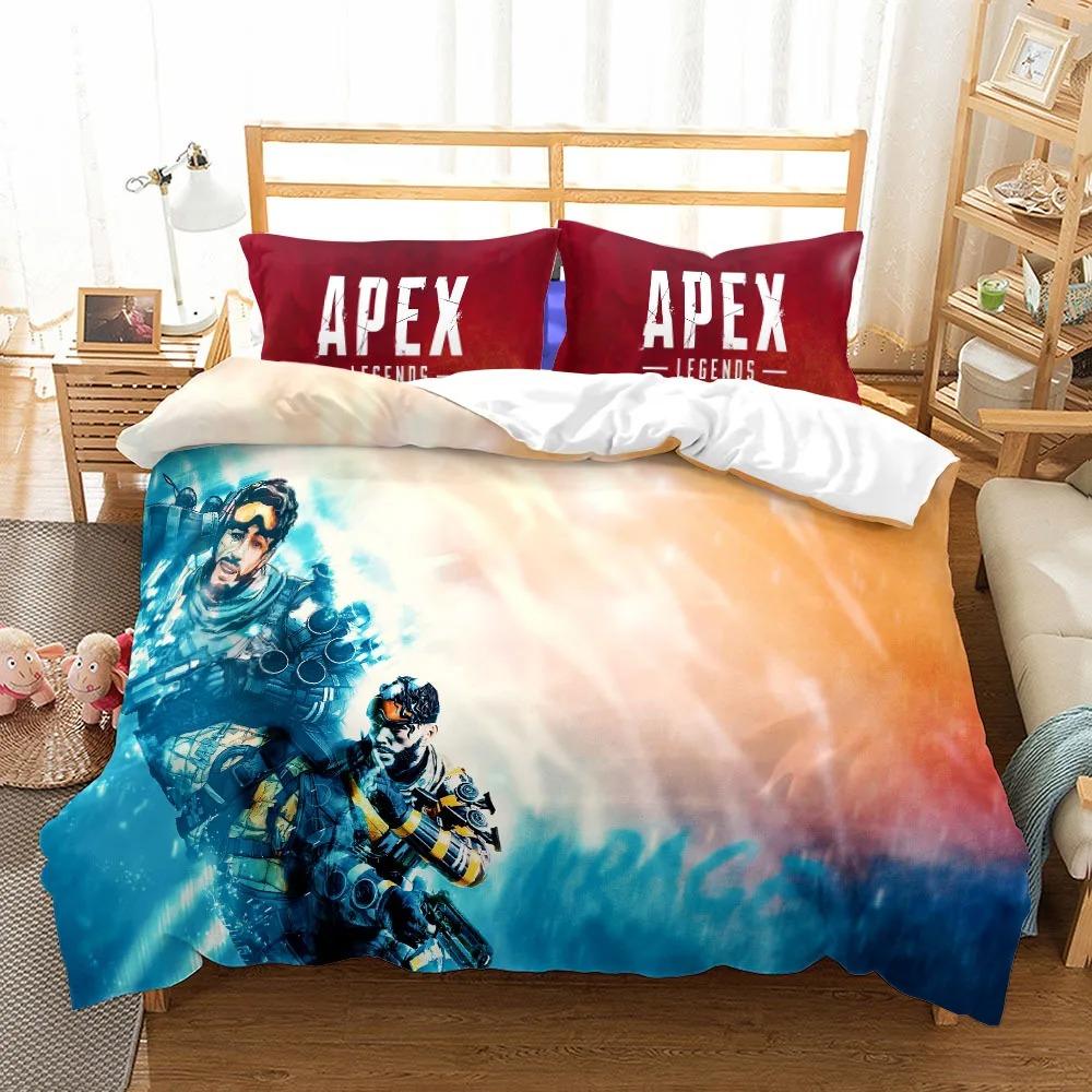 Comforter Game Characters Apex Gamer Apex Bedding Sets For Teenagers & Adults 3D Printed