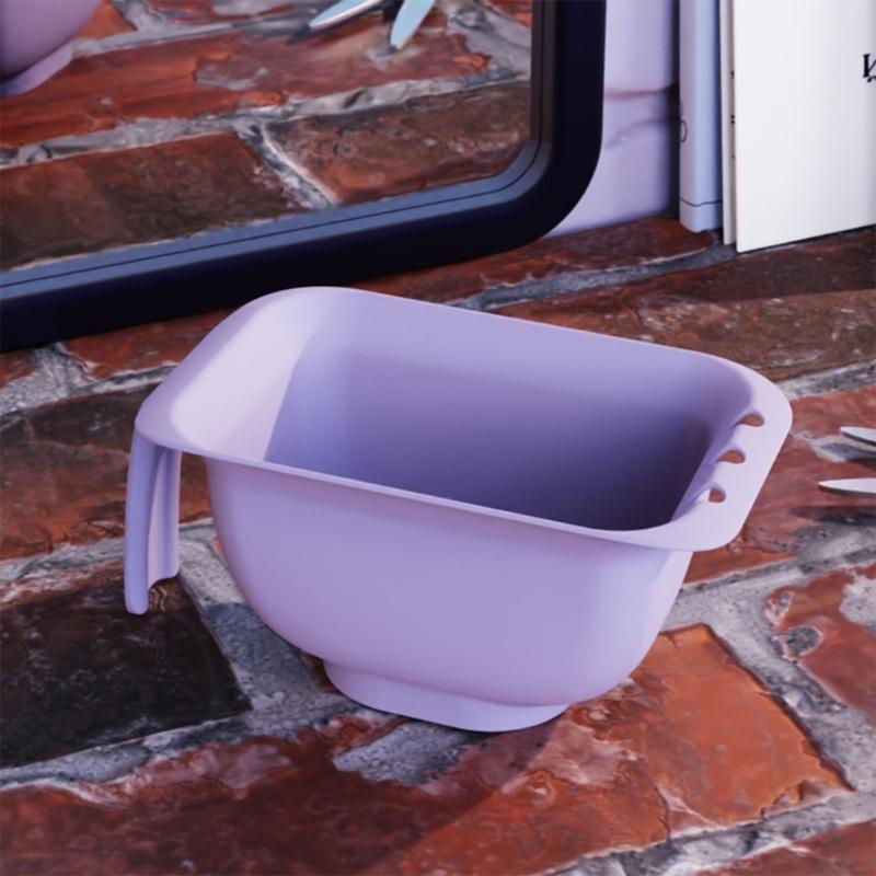 Multifunctional Dye Mixing Container Spill Proof Brush Holder And Portable Design Hair Styling Accessories for Salon Use