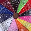 New Fashion Hip Hop Bandana Square Scarf Black Red Headband Printed for Boys/Girls Hair Accessories Hair Scarf