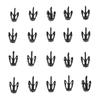 Interior trim automotive part number MB153825 B09250715 nylon 20 pieces clips, rivets, fasteners, clips, 90467-13011 8942180270, grille,