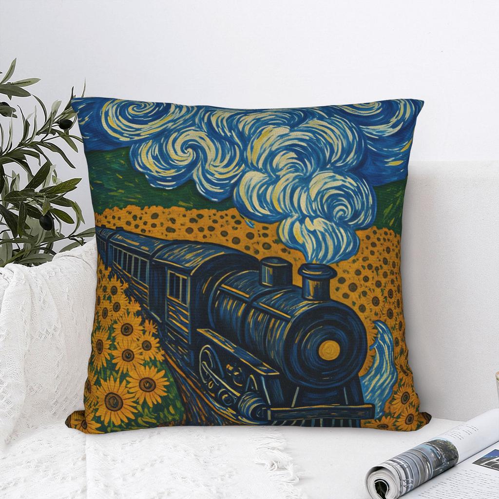 Van Gogh Oil Painting Pillow Case Novelty Pillow Cover Soft Design Cushion Cover Pillowcases For Wedding Party Home Decor