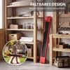 2-Piece set sawhorse, craftsman stand, load capacity up to 250 kg, metal, red
