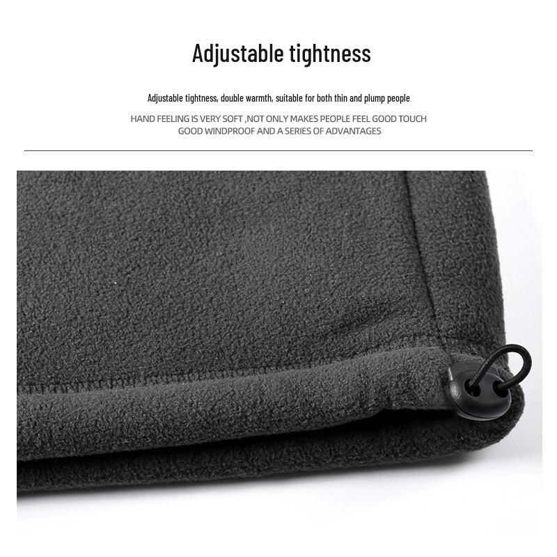 Unisex Winter Scarf and Cycling Headwear: Cold-Protection Velvet Windproof Neck Gaiter