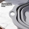 Dog Cat Folding Bowl Single Double Bowl Silicone Bowl Portable Bowl For Going Out Drinking And Feeding 2-In-1 Bowl Pet Supplies