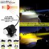 Motorcycle fog lamp LED set of 2 fog lamps, general