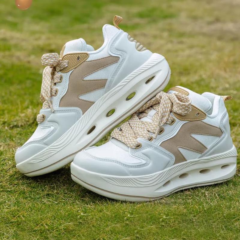 OFFSUN Pineapple Bun Unisex Thick-Soled Walking Shoes EU 41
