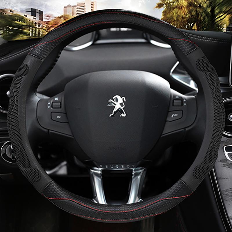 

Microfiber Leather Car Steering Wheel Cover For Peugeot 208 2012~2018 Peugeot 308 2014~2021 2008 2013~2018 Auto Accessories