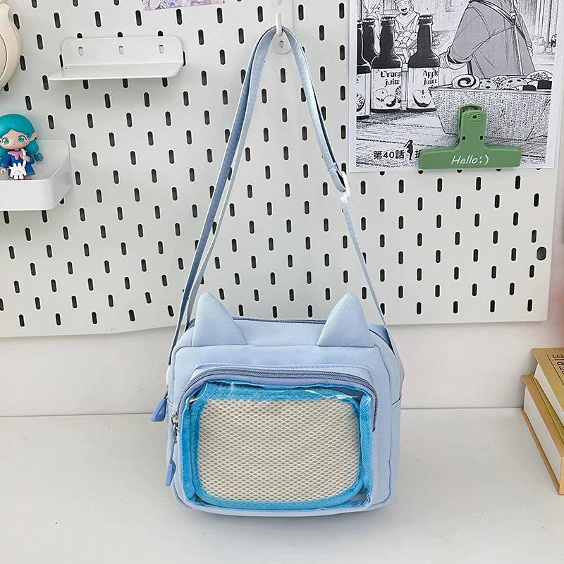 Japanese Harajuku Cute Girls Y2K Transparent Cartoon Ita Crossbody Bag