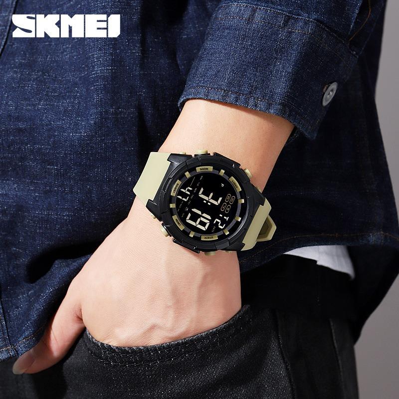 Junior high school watch male student trend waterproof electronic watch luminous outdoor multi-functional sports watch