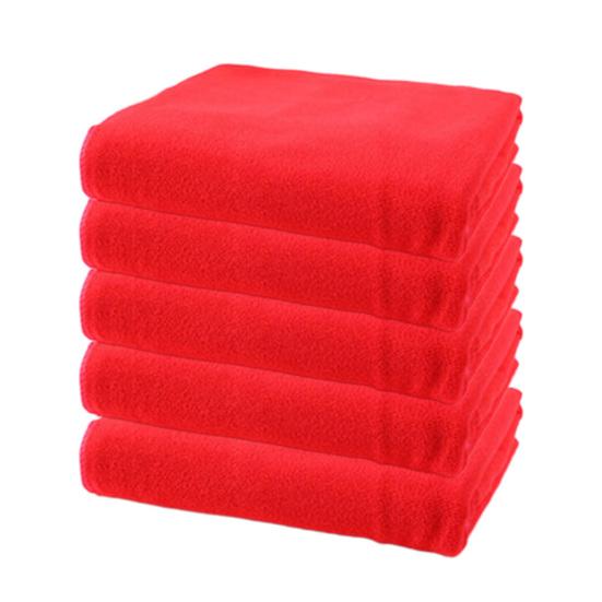 5Pcs Absorbent Microfiber Towel Quick Drying Washcloth 14" X 30" Skin-Friendly Towel for Bathroom Fitness Sports Yoga Beach