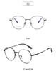 2023 Korean Style Ultra-light Titanium Round Glasses with Exquisite Crotone Temple