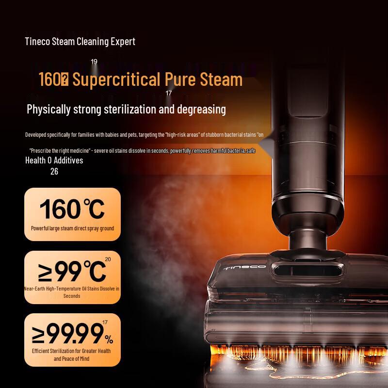 Tineco Floor One StretchSteam Cordless Wet/Dry Steam Vacuum Mop