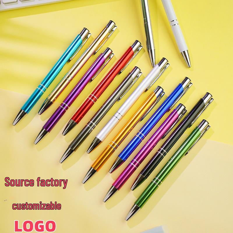 Customizable Aluminum Ballpoint Pen with Double Coil Design
