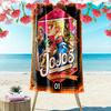 JoJo's Bizarre Adventure: Epic Characters Beach Towel Outdoor Camping Beach Towel for Vacation Photos Quick-drying Swim Towel Absorbent Bath Towel