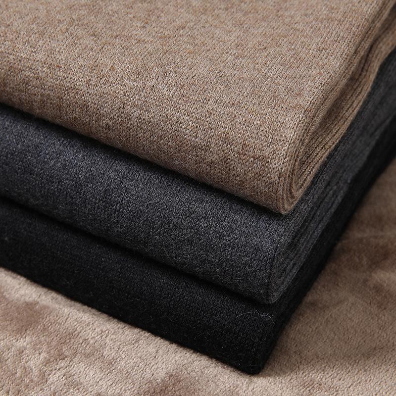 Unisex Wollhose mit mittlerer Bundhöhe: Dick, Schlankmachend, Kältebeständig für Herbst und Winter