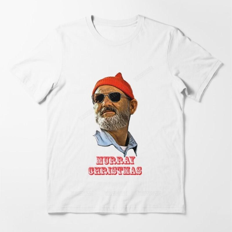 

Adult tee tops teenager teeshirt bill murray christmas Essential T Shirt brand casual short sleeve for mens summer tshirt 4XL