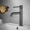 Basin Faucet Brushed Gold Bathroom Faucet Tap Bathroom Sink Faucet Single Handle Hole Deck Vintage Wash Hot Cold Mixer Tap Crane