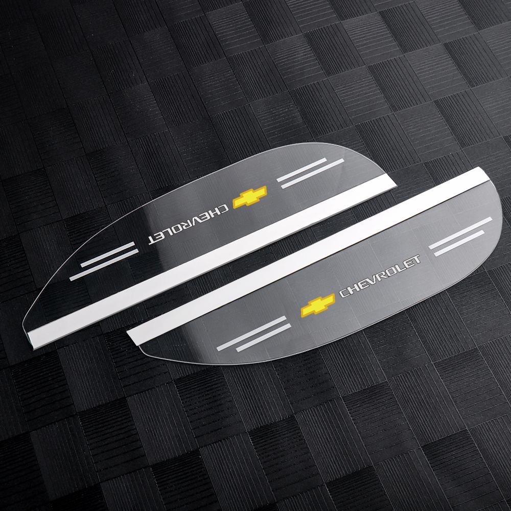 

2 шт. Наклейка на зеркало заднего вида автомобиля, козырек от дождя, декоративная крышка для Chevrolet Cruze Colorado Spark Captiva Malibu Trax Aveo