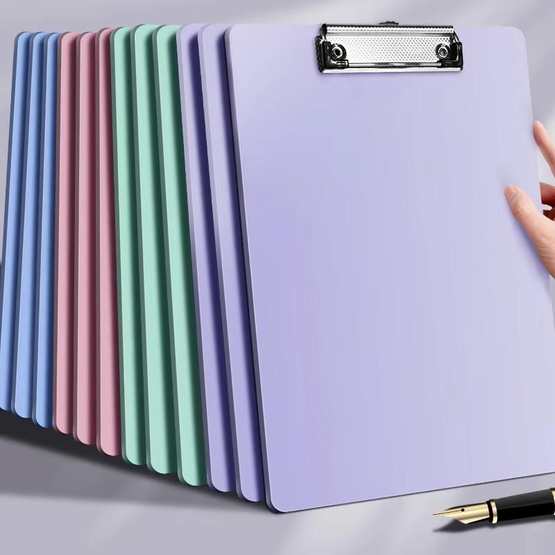 A4 Folder Manager Simple Waterproof Plastic Clipboard A4 Business School Folders For Learning Stationery Office Supplies