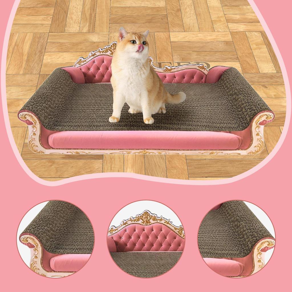 Cat Scratching Board Cat Scratcher Sofa Bed Furniture Protection Toy Pet Sleeping Bed Scratching Pad for Kitten Resting
