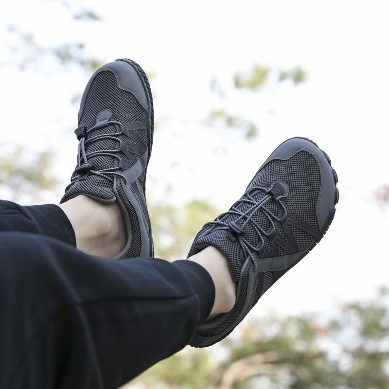 2025 New Barefoot Men's Water Shoes Aqua Shoes Quick Drying Anti-Slip Five Finger Wear-Resistant High-Quality Sneakers Size 46