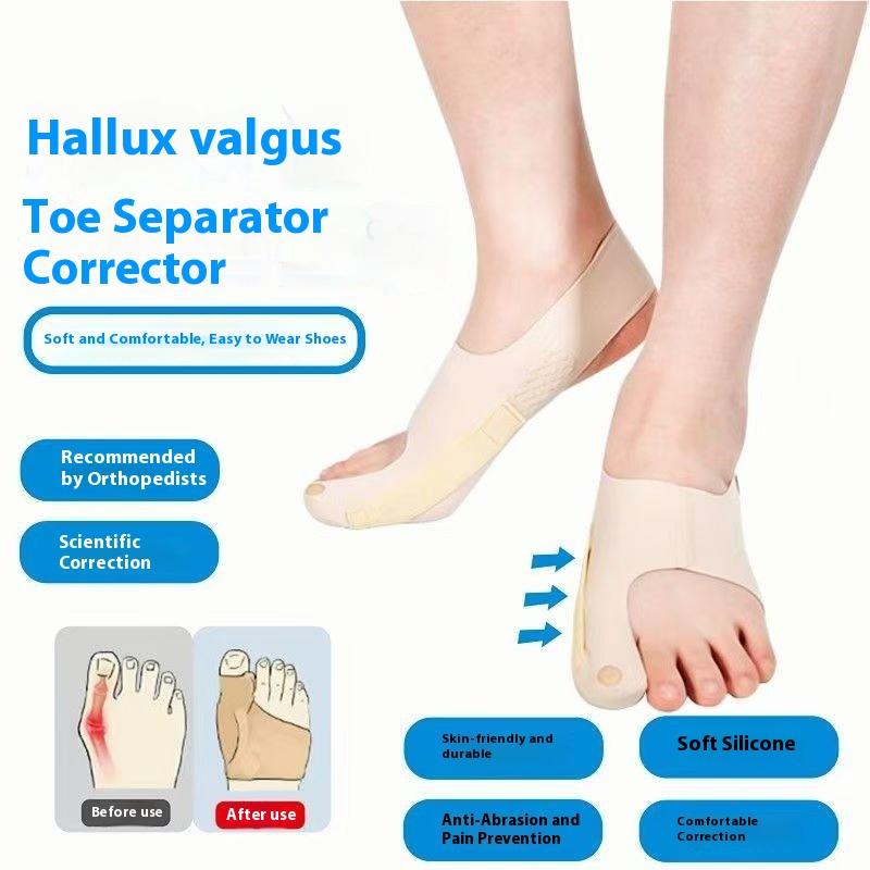1Pcs Adjustable Toe Thumb Valgus Corrector Lightweight Ankle Brace Toe Separation Correction Can Wear Shoes Bigfoot Bone