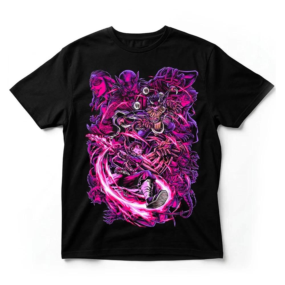 s Bizarre Adventure Anime TShirt Purple Pink Graphic Tee Unisexga Fan Gift S