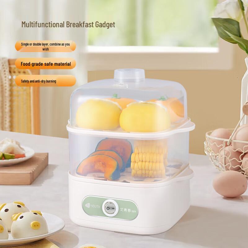 AIYOUTH Double-Layer Automatic Egg Cooker