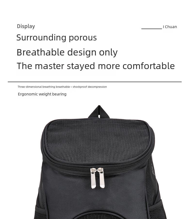 Faltbarer Haustierrucksack für Katzen und Hunde