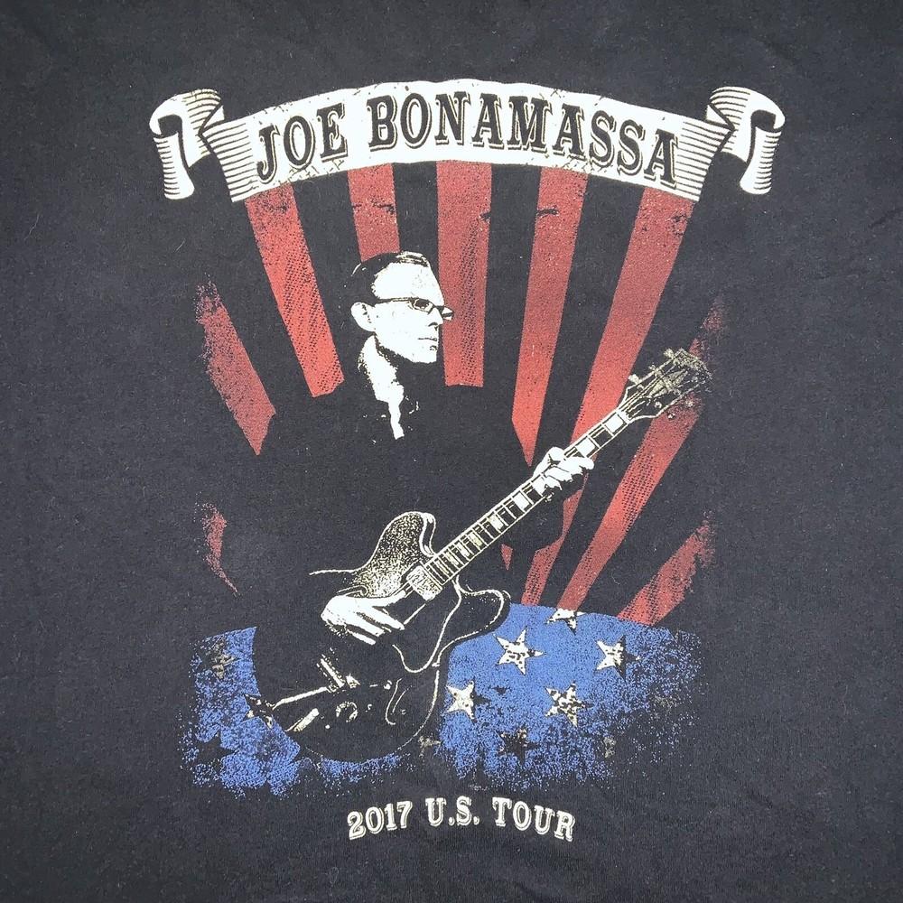 New Joe Bonamassa 2017 U.S. Tour Gift For Fans Unisex S-5XL Shirt CA248 Unisex T-Shirt XXXXL