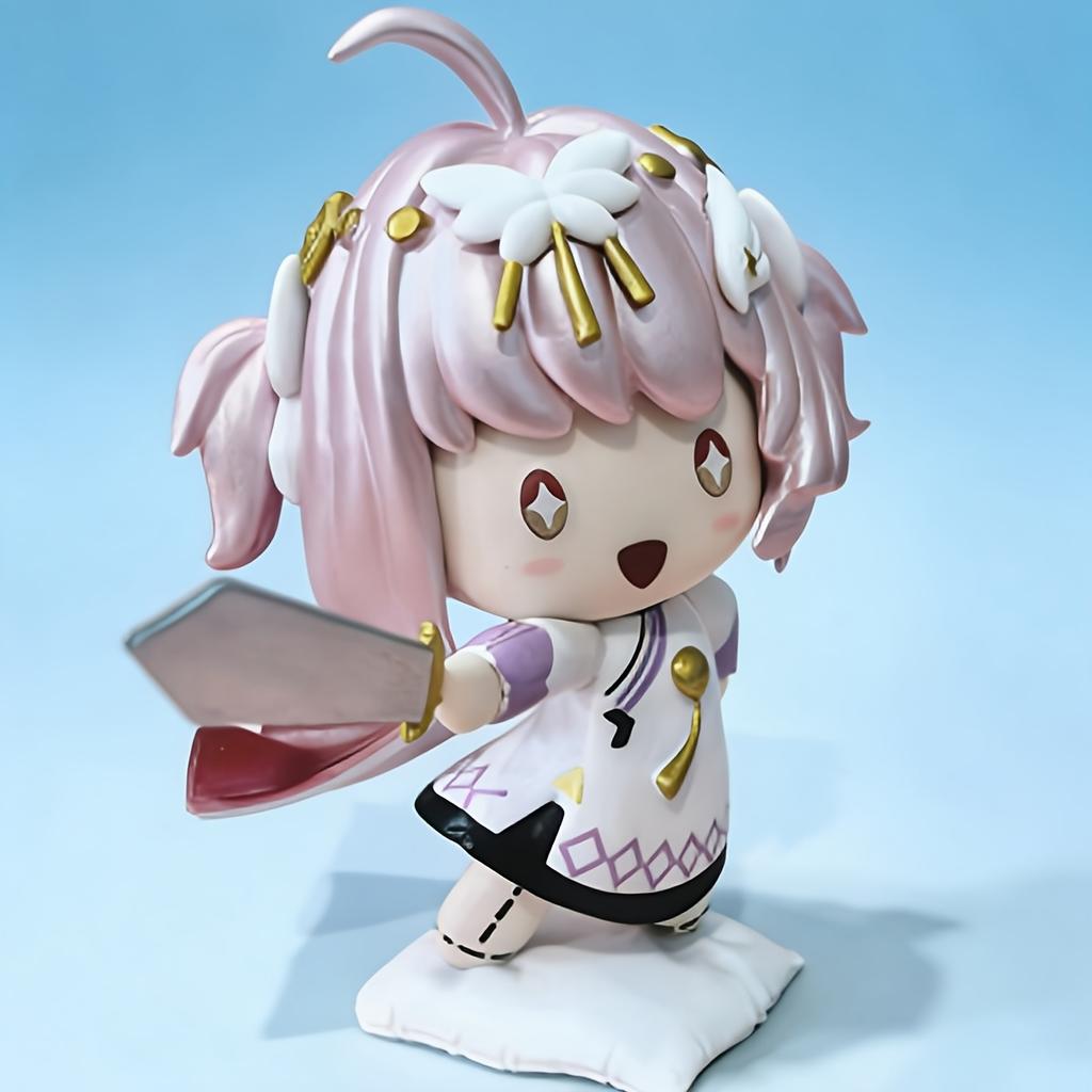 Aemeath Cosplay Game Wuthering Waves Cute Chibi-Style Figurines Desk Ornaments Statue Role Play Props Accessories Unisex