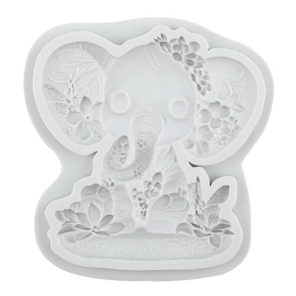 Elephant Silicone Molds Elephant Fondant Mold Cake Decorating Tools Cupcake Topper Candy Chocolate Gumpaste Mold