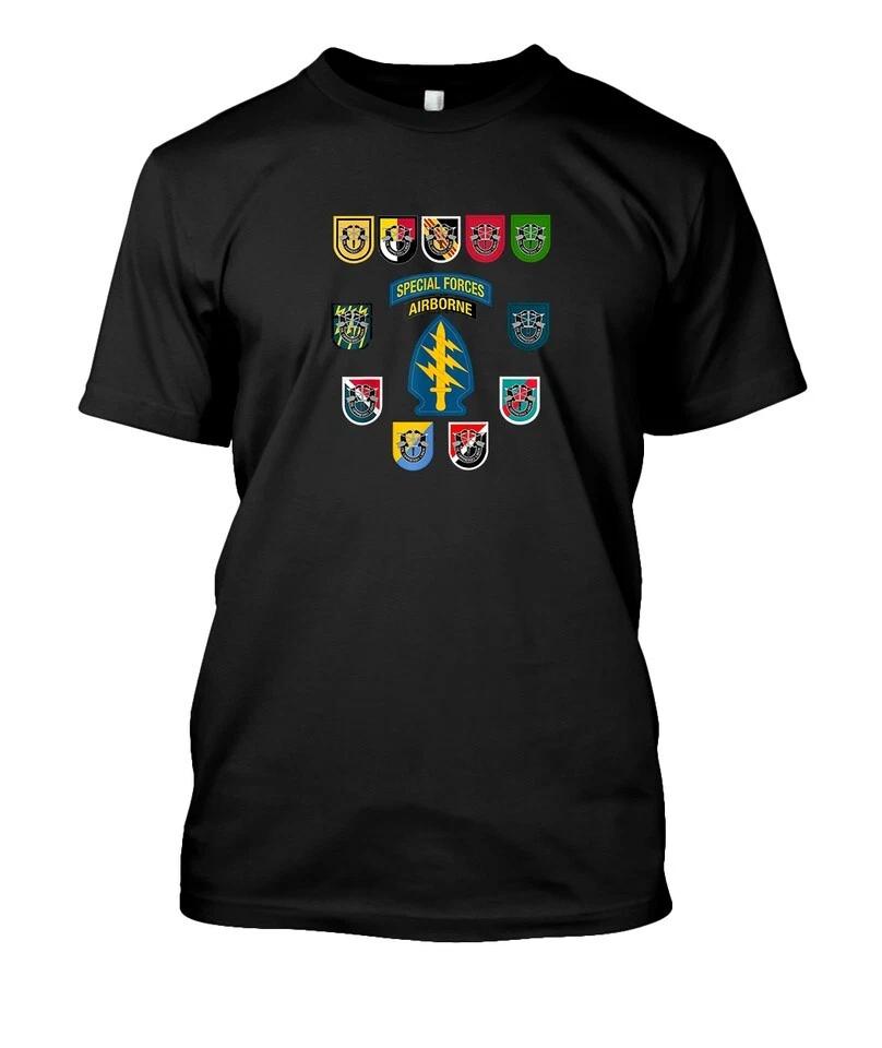 NEW LIMITED Special Forces Group Airborne Veteran Design T-Shirt S-3XL XL