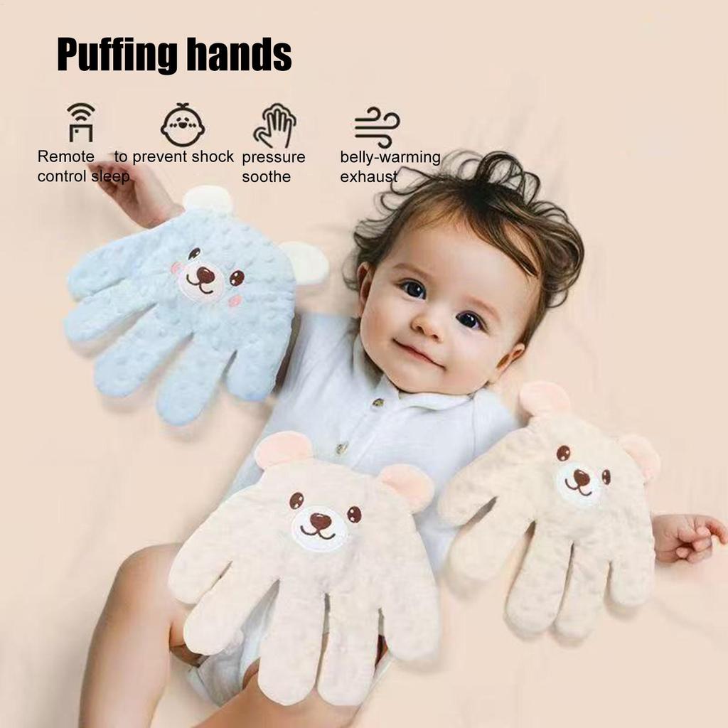 Baby Patter for Sleep Patting Soother Pillow for Baby Electric Automatic Pat Hand Soother Cute Dolls Sleeping Aid Companion for