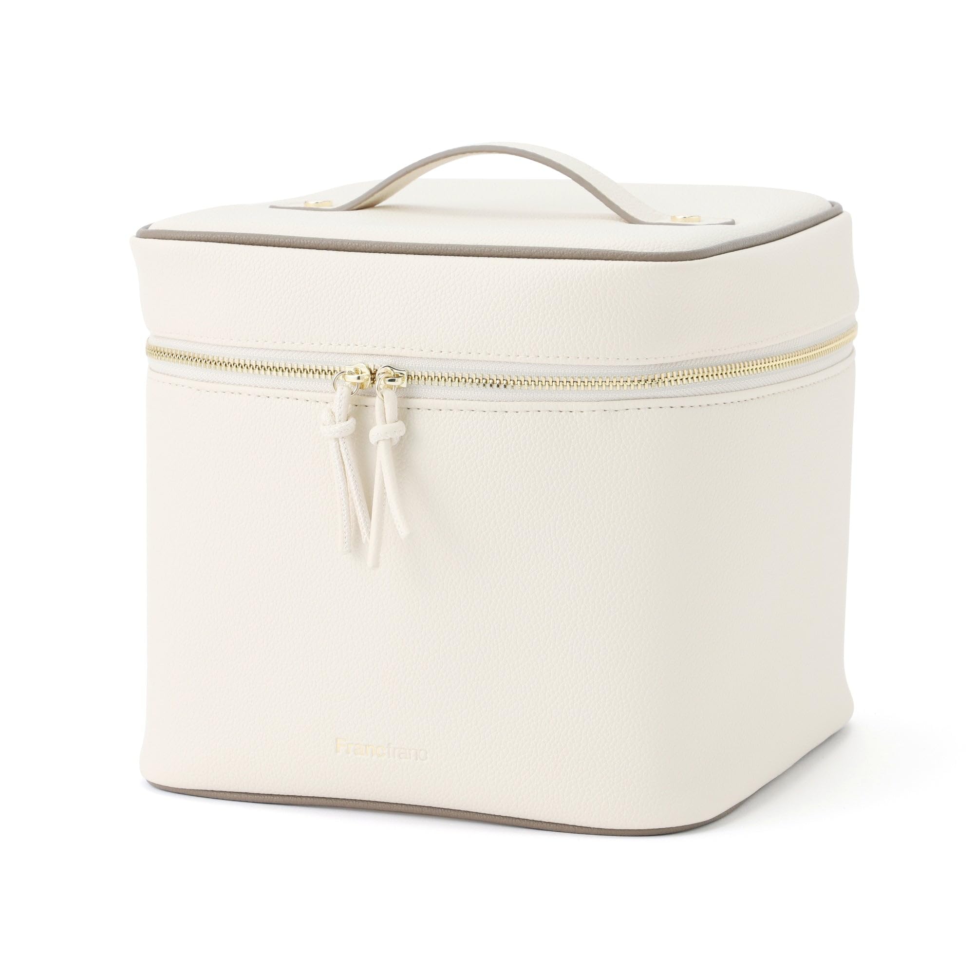 

Francfranc Francfranc Vanity Ivory Two-tone Pouch, Large, слоновая кость