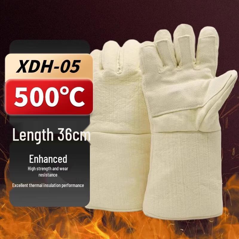 Reinforced High-Temperature Oven Mitt