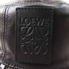 Pristine LOEWE hat Anagram leather patch black Lamb leather Women Used