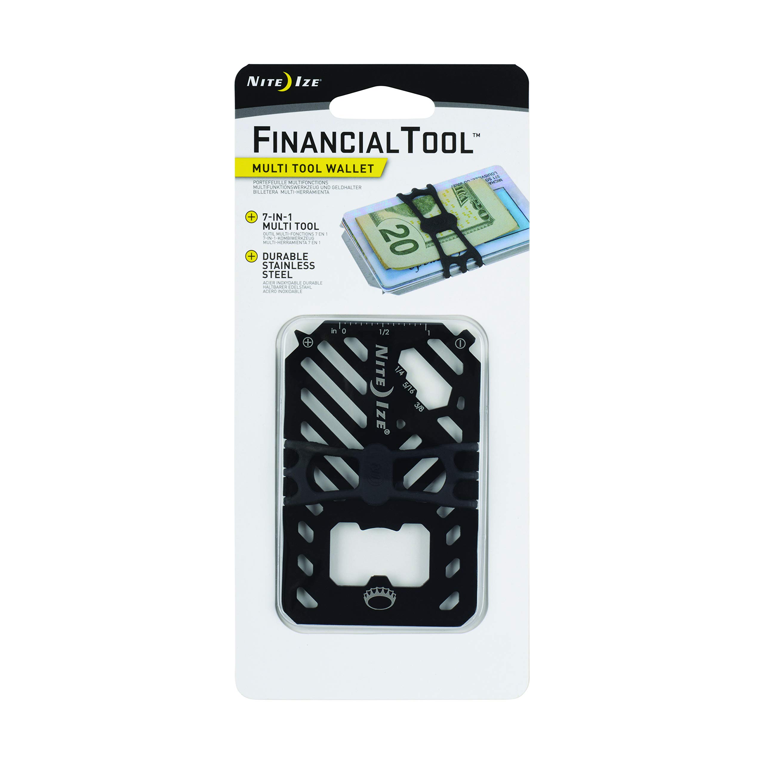 

NITEIZE Financial Tool Multi Tool Wallet II Bk 35402