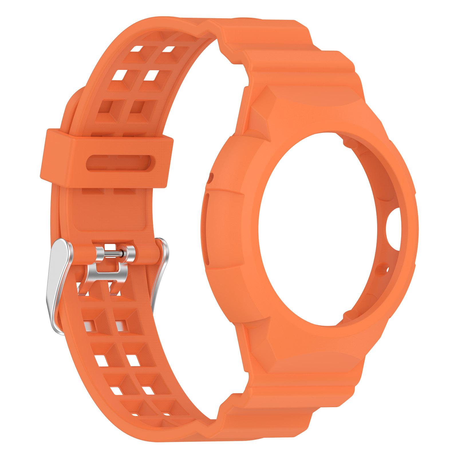 

Transparent Case+strap For Google Pixel Watch 4 3 2 41mm Accessories Sport Smartwatch Soft TPU Bracelet correa Pixel Watch band Pixel Watch 3 4 41mm помаранчевий