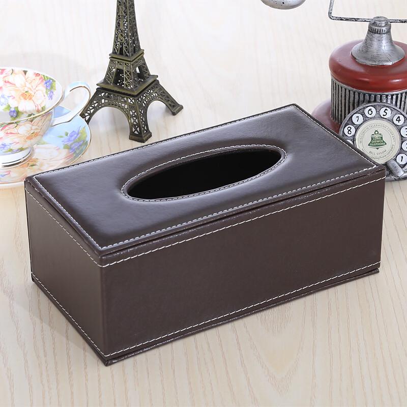 Direan Leather Tissue Box