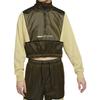 Nike Sportswear 1/4 Zip Pullover Hoodie Jacket Women Tops Fog-Tea-Tree-Green CU6383-318