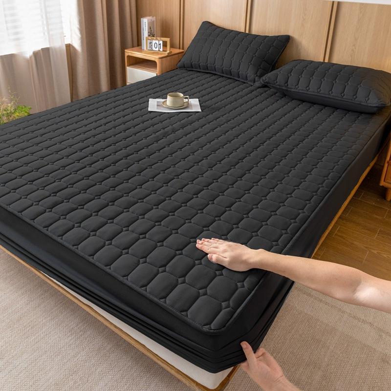 Customized Padded Mattress Three-piece Set Factory OEM Bed Cover All-inclusive Thickened Mattress Protective Cover