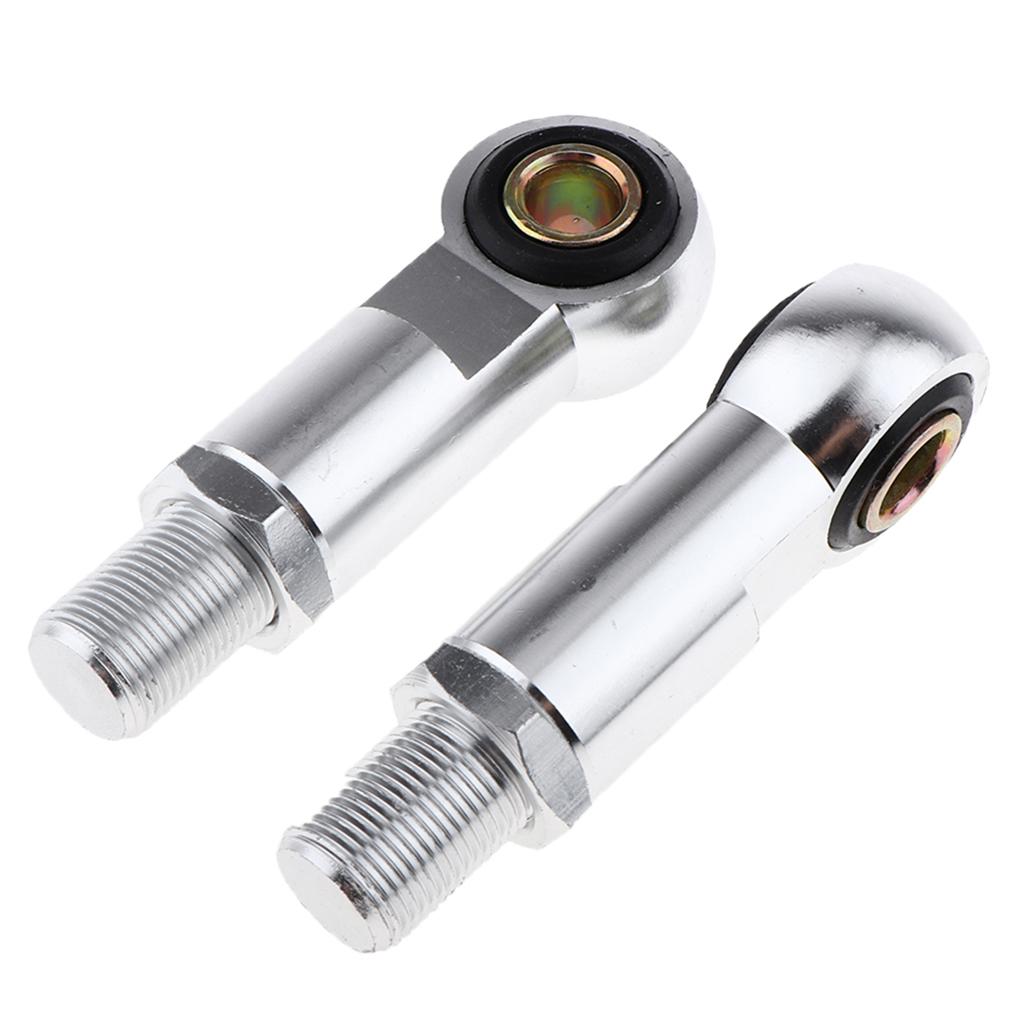 

2 Pieces Universal Motorcycle Shock Absorber Eye Adapter End серебряный