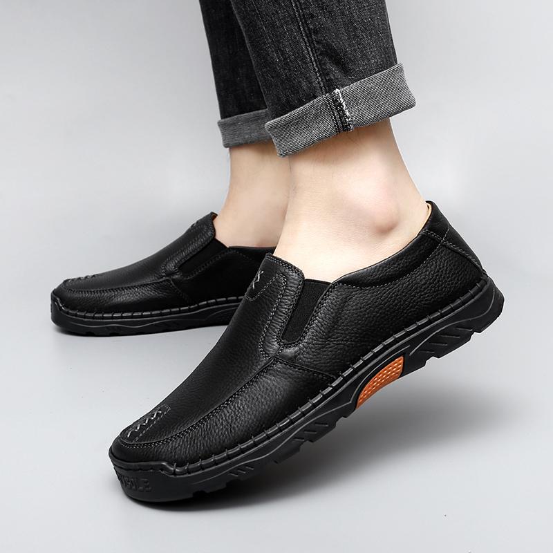 Luxury Brand Men Casual Shoes Lightweight Breathable Sneakers Male Walking Shoes Fashion Handsewn Casual Shoes Big Szie 38-47